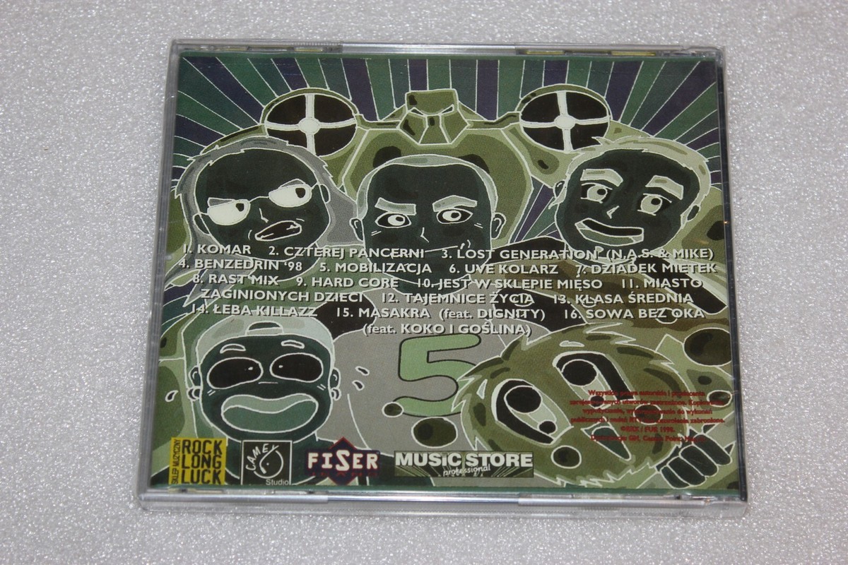 Nagły Atak Spawacza - Ninja Comanndo 5 CD NEW SEALED POLISH