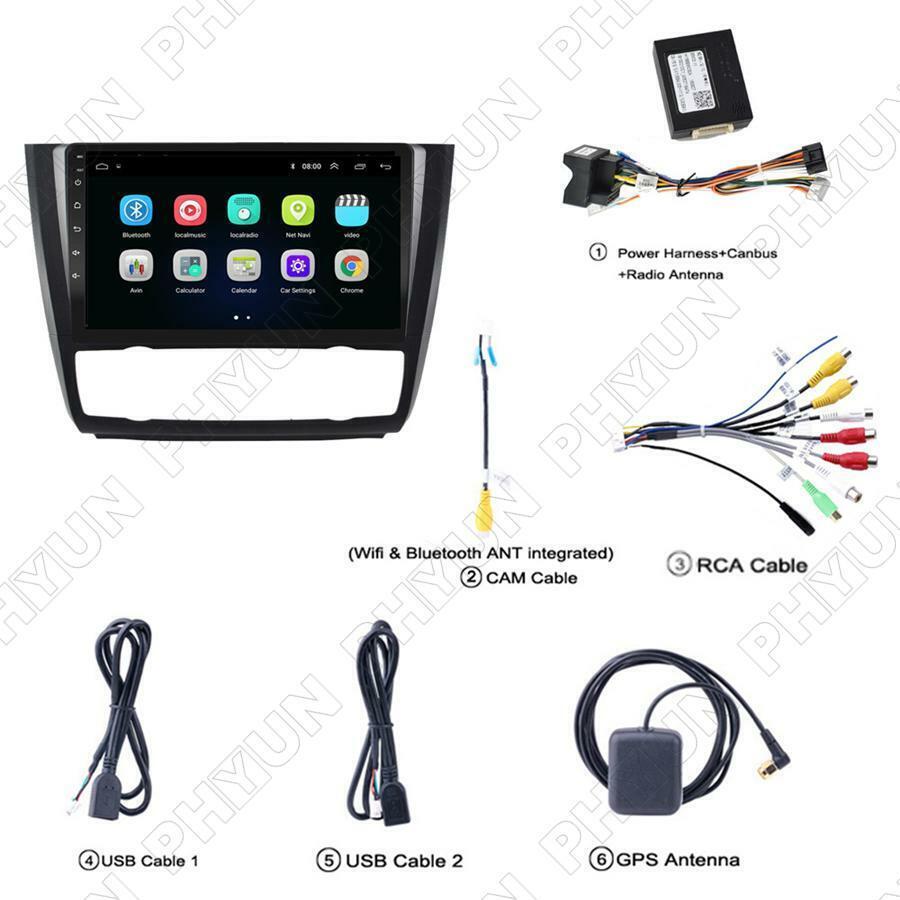 Zcargel BMW 1 Series E88 E82 E81 2008-2012 Android 13 Car Stereo, 9