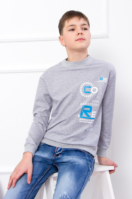 Sweatshirt (boys), Any season,  Nosi svoe 6235-057-33 (siryj)