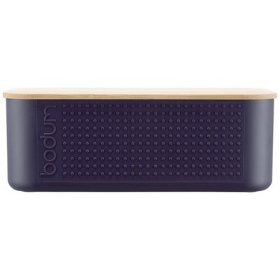 Bodum Bistro kleiner brotkasten, bambusdeckel, 19 cm x 29 cm x h 1