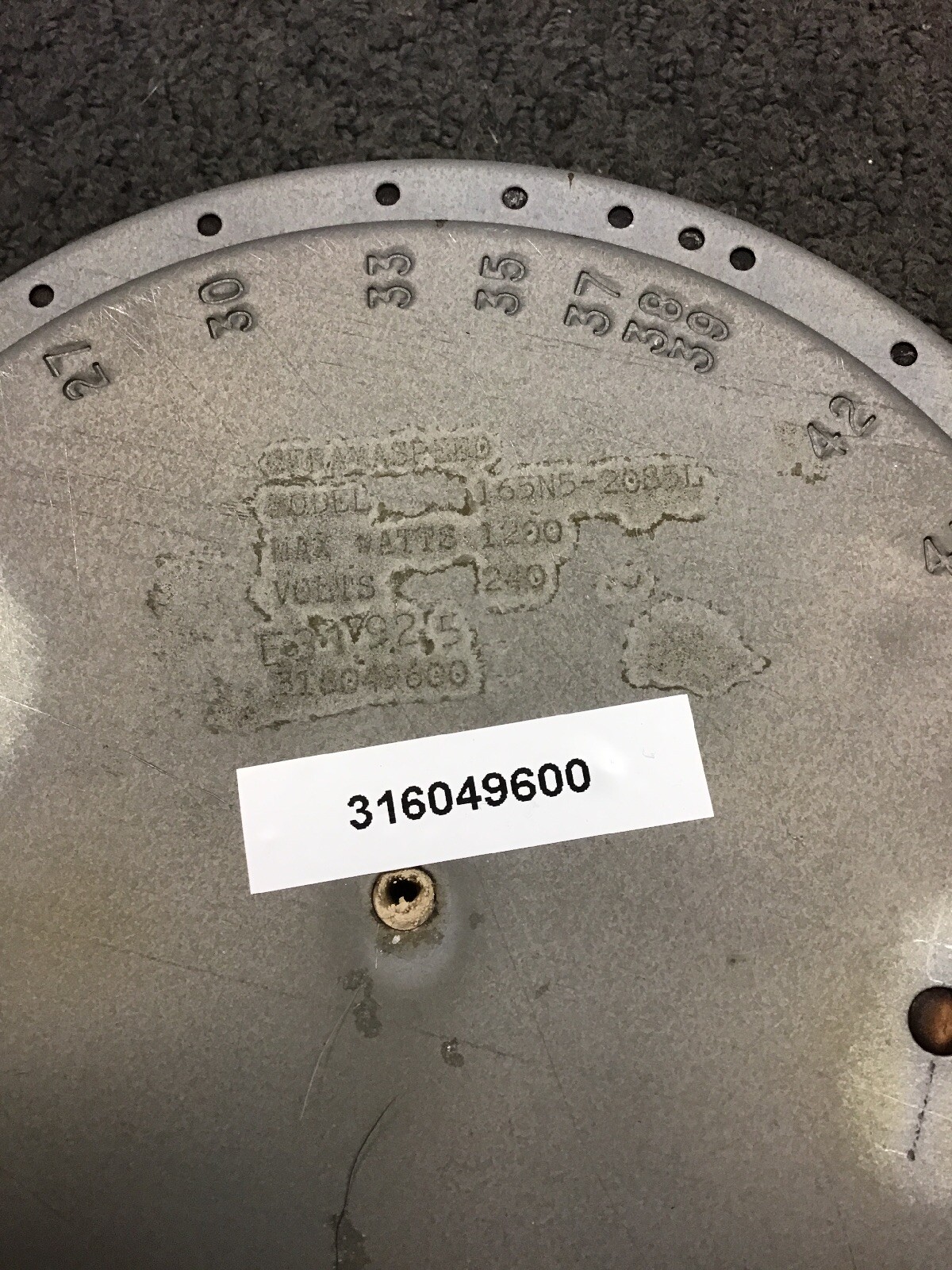 316049600 318178110 Frigidaire Kenmore Smooth Top Range Surface Burner Element