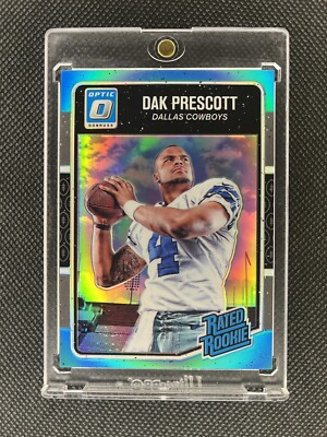 DAK PRESCOTT 2016 PANINI DONRUSS OPTIC AQUA RATED ROOKIE RC /299 COWBOYS 