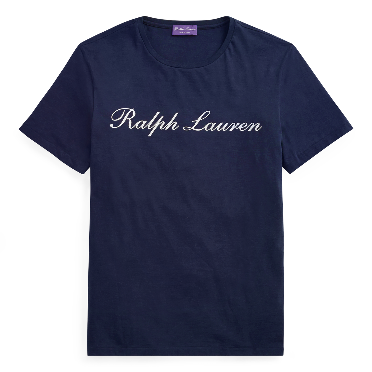Ralph Lauren Purple Label Cotton Jersey Graphic Script T-Shirt New