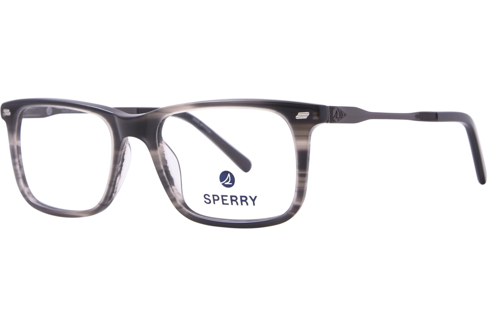 Мужские очки Sperry Anchor C03 в серой роговой оправе из оружейного металла с полной оправой 53 мм 15090₽