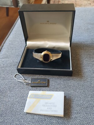 Hamilton Red Led Watch RARE VINTAGE HAMILTON Red LED 10Kgf LADIES WATCH In Box For Parts NO ...