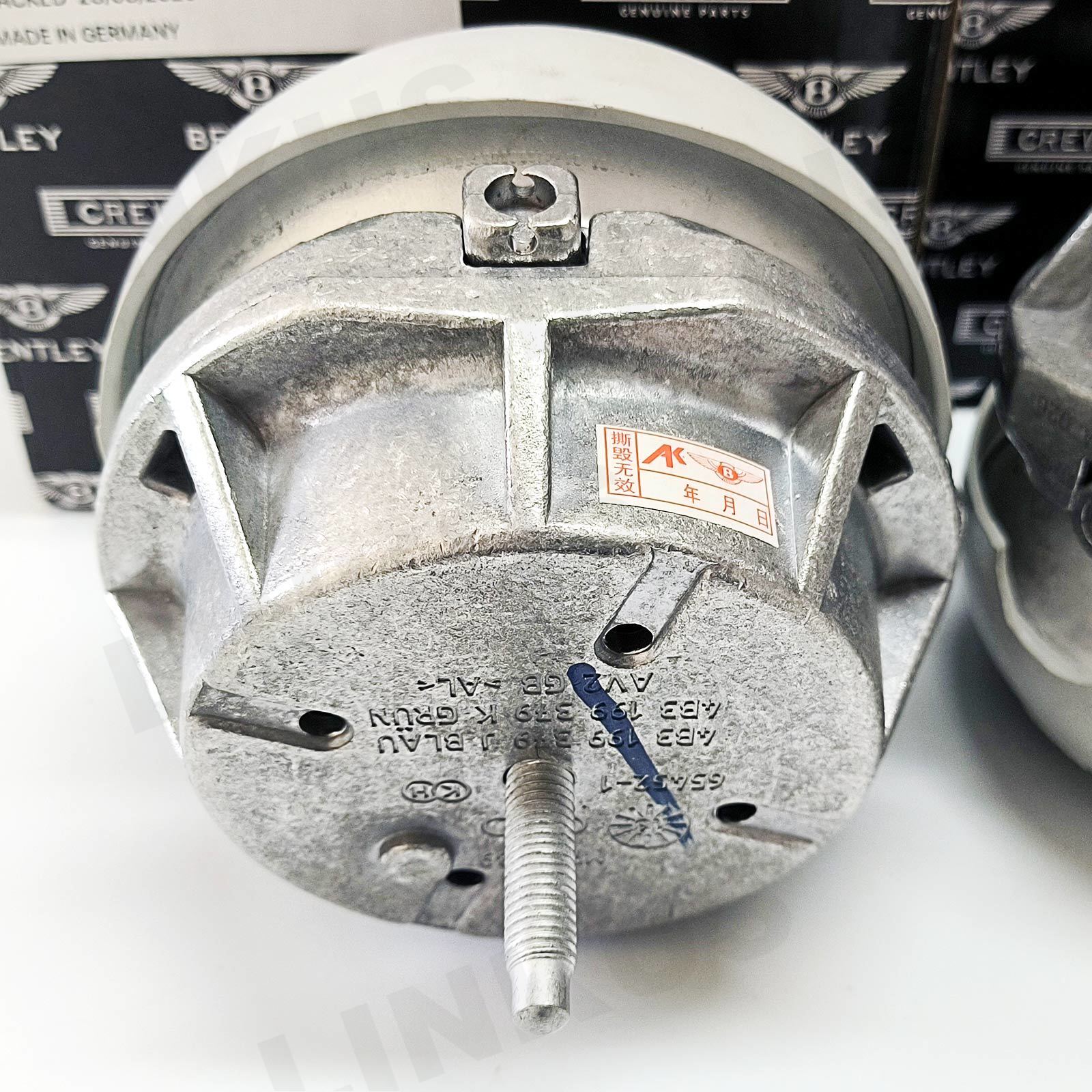 3Y0199384A Left & Right Engine Mount Set for 2010+ Bentley Mulsanne 6.8L RWD