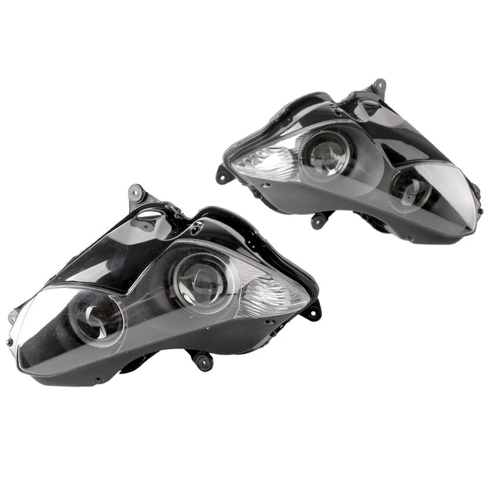 Conjunto de faros delanteros para Kawasaki Ninja ZX14R ZZR1400 2012-2017 Foto 3 de 4