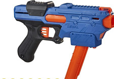NERF Rival Finisher XX-700 Blaster w/ 2 Official Rival Rounds Team Blue PLS READ