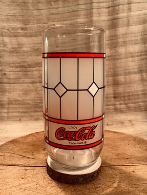 tiffany style coca cola glasses