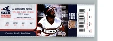 Minnesota Twins vs Chicago White Sox 8/11/2013 Full Ticket  - Harold Baines .