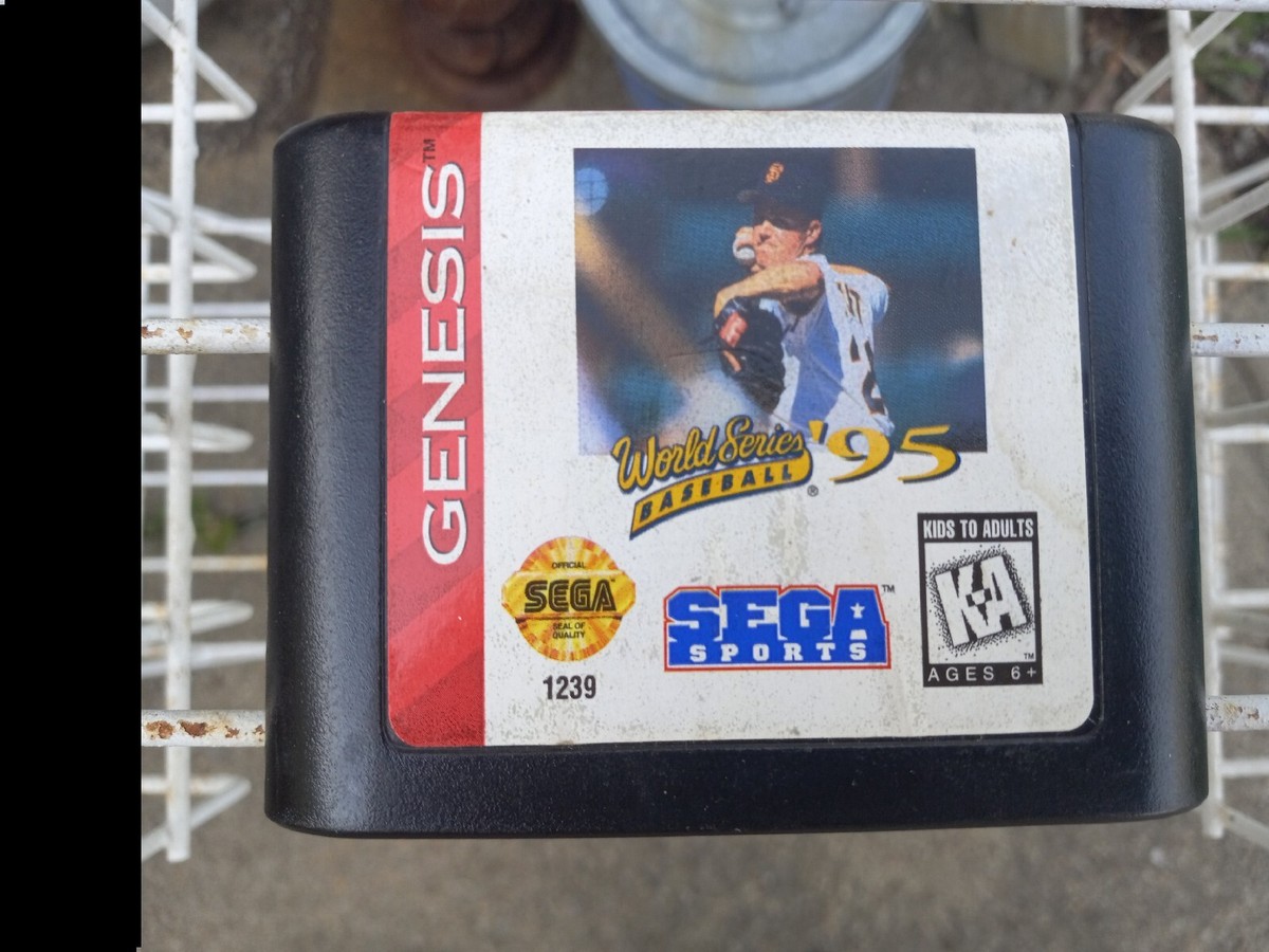 World Series Baseball '95 (Sega Genesis, 1995) CART ONLY