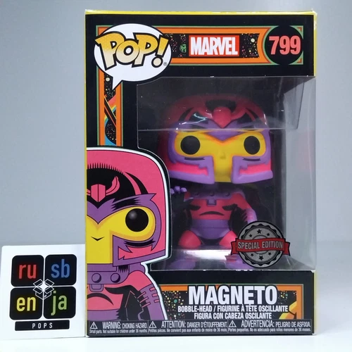 Funko Pop! Marvel Blacklight X-Men Magneto Special Edition #799