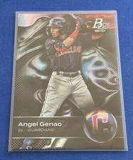 2023 Bowman Platinum Top Prospects #TOP-57 Angel Genao Cleveland Guardians