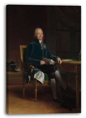 PRINTED PAINTINGS Toile/Cadres baron François Gérard - Charles Maurice de Talleyrand Périgord (17