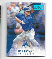 2017 Diamond Kings Artist's Proof Blue #55 Kris Bryant 10/25 Chicago Cubs