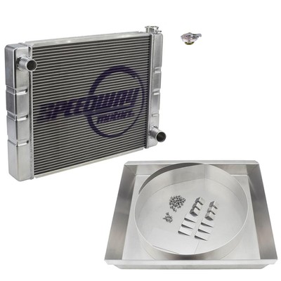 Universal Radiator Kit w/Fan Shroud, 31 Inch, fits Small Block Chevy