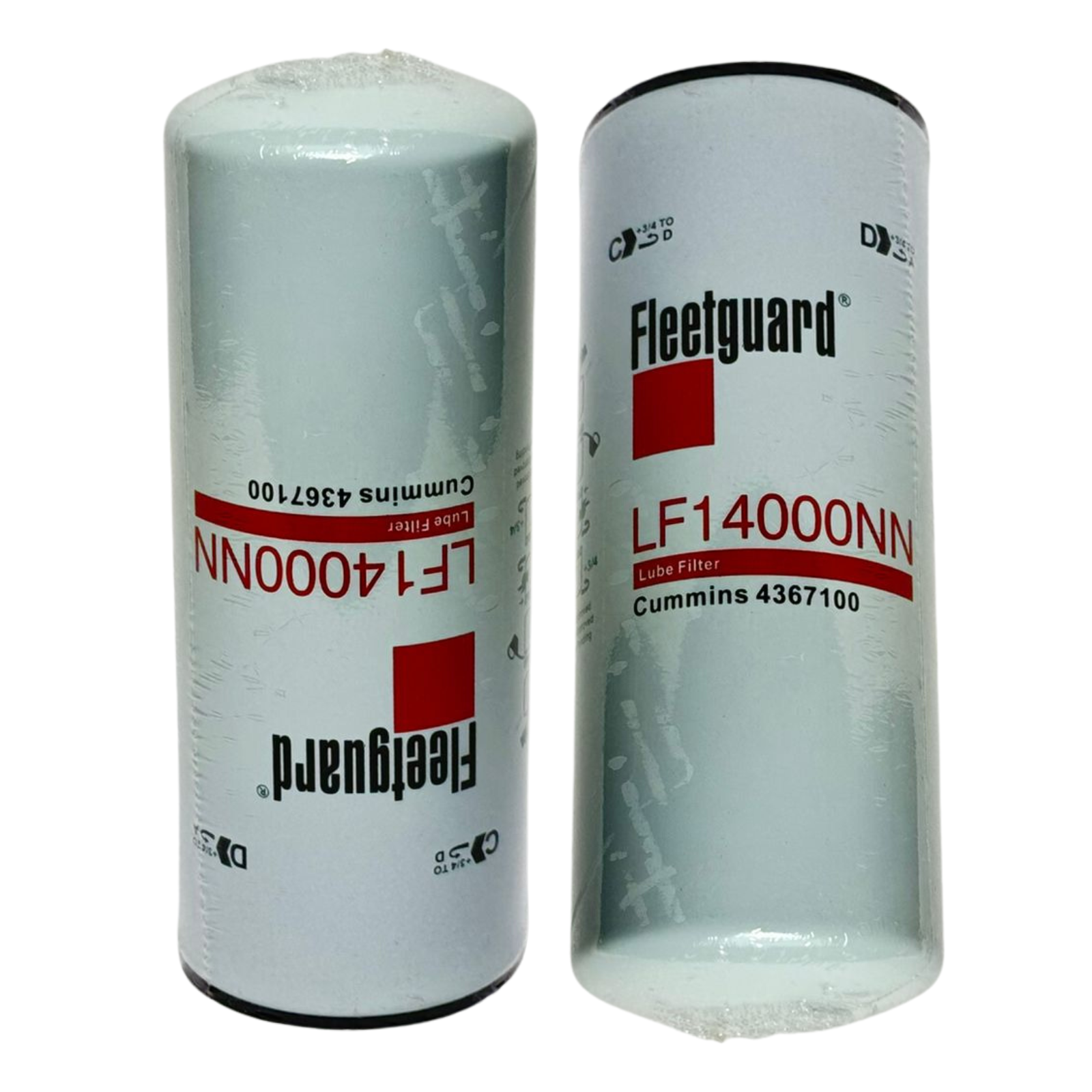2 Pack Fleetguard LF14000NN Oil Filter Cummins ISX 4367100 NEW