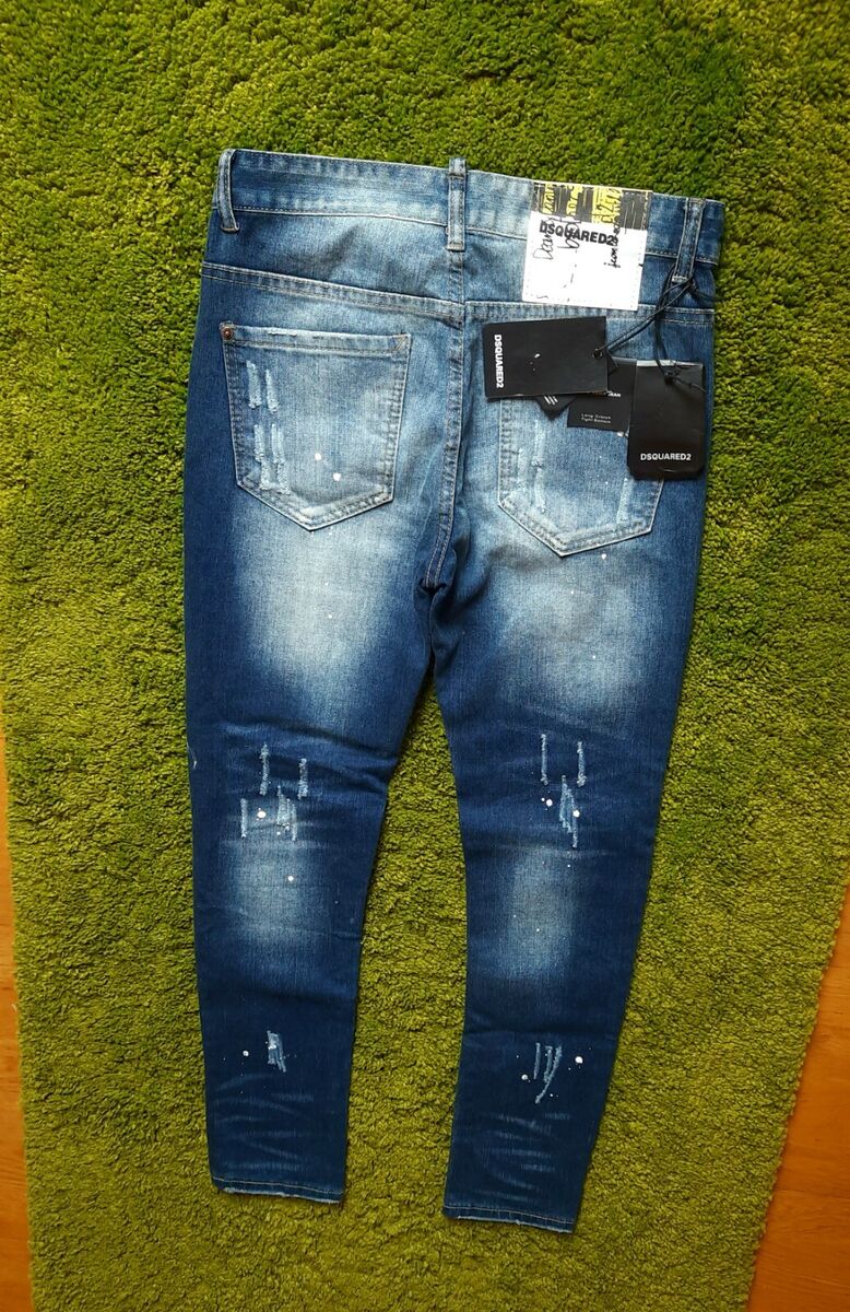 Dsquared 46/S Classic Kenny Jeans With Patches Denim Dsquared 46/S Classic Kenny Jeans With Patches Denim