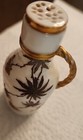 3.5 H . Porcelain Hand Painted Salt Shaker White 22 K Gold Gilt, Royal Worcester — photo 8