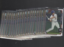 (20) COUNT LOT CARL WISE 2015 BOWMAN CHROME DRAFT CARD #139