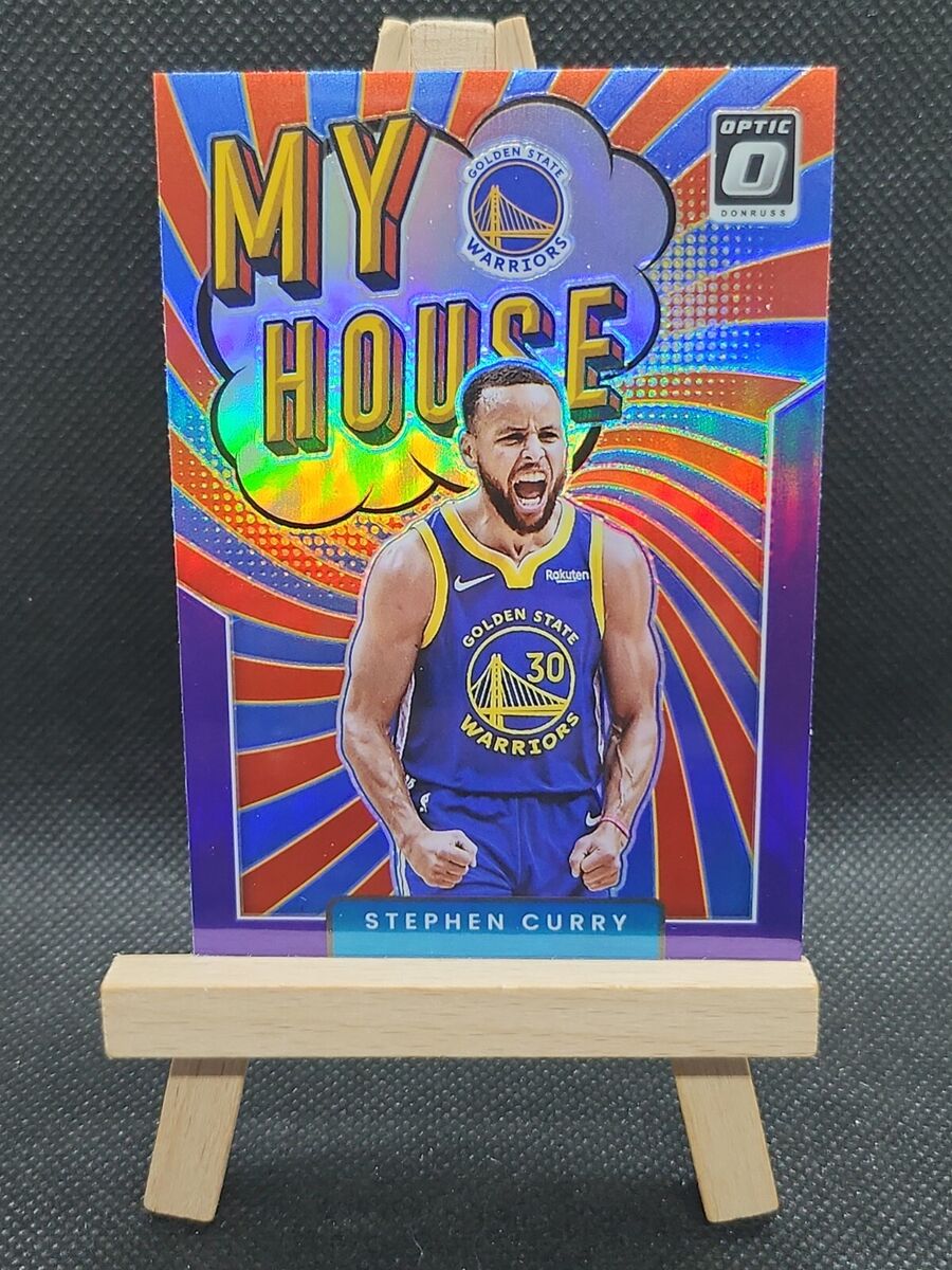 2021-22 Donruss Optic Stephen Curry My House Purple Prizm #3 2021-22 Donruss Optic Stephen Curry My House Purple Prizm #3