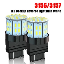 3157 White LED Backup Reverse Lights Bulbs for GMC Sierra 1500 1999-2013