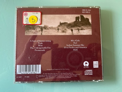 CD - U2 - THE UNFORGETTABLE FIRE - Island - Anno 1984 - Foto 2 di 3