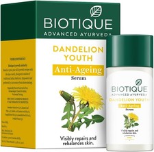 Biotique Bio Dandelion Visibly Ageless Serum For All Skin Type, 40 ml