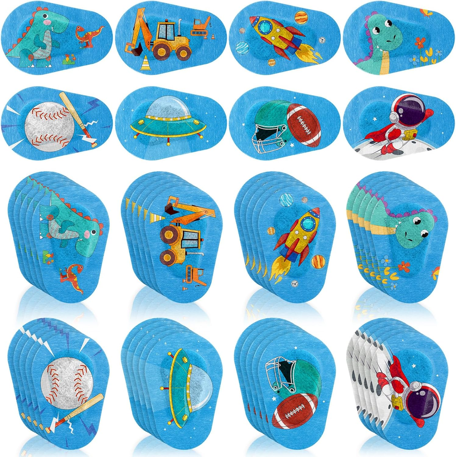 40 Pcs Kids Eye Patches for Boys Toddlers Adhesive Patches Bulk with Lazy Eye Br