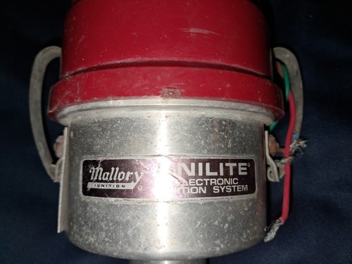 2 Mallory Distributers Chevy Electronic Ignition SBC BBC Unilite Works AS IS - Picture 6 of 14