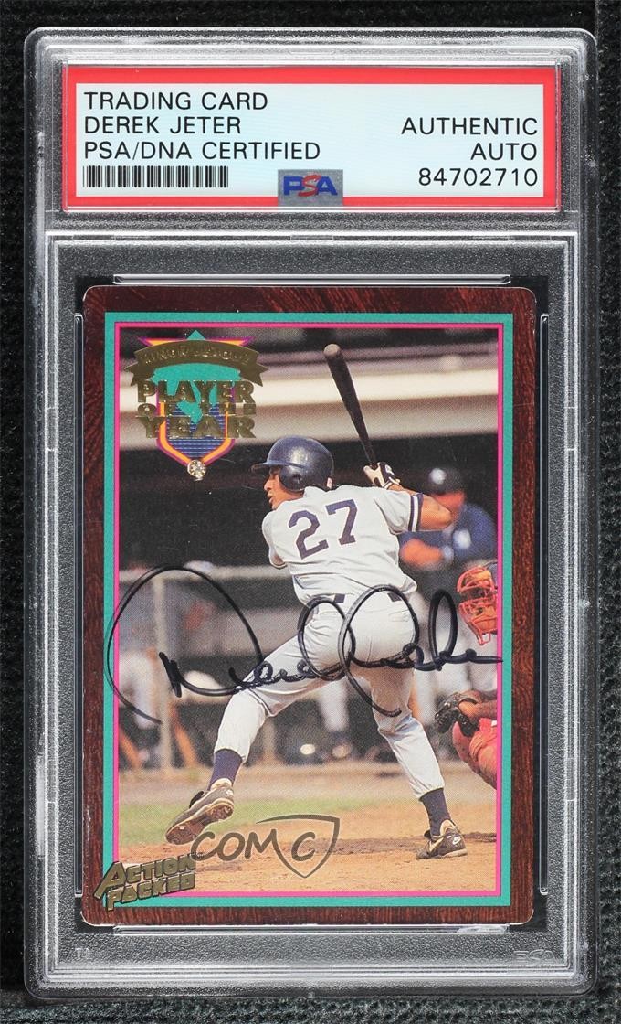 PSA/DNA 1995 Action Packed Minor League Derek Jeter (Autograph) #1D Auto HOF 7ut