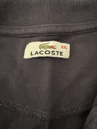 Men’s Lacoste Navy Blue Polo Shirt, Short Sleeve, XXL - Picture 2 of 3