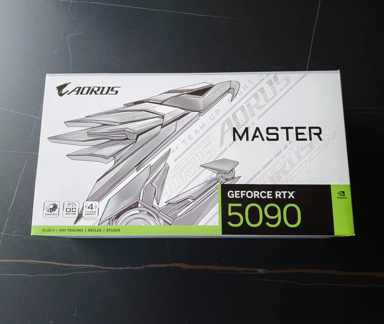 Gigabyte AORUS GeForce RTX 5090 MASTER ICE 32G GDDR7 512bit Gen5 Graphics card-