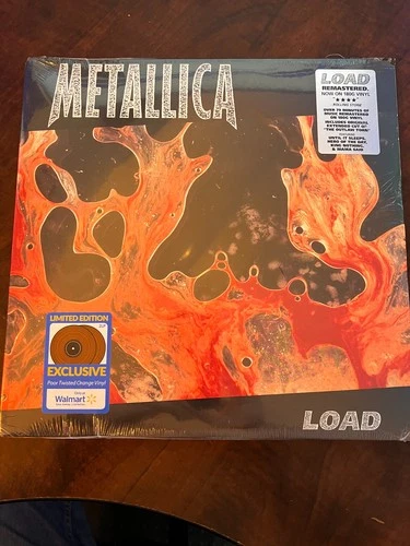 Metallica LOAD 2 LP NEW! POOR TWISTED ORANGE VINYL🚨WALMART EXCLUSIVE🚨LTD ED