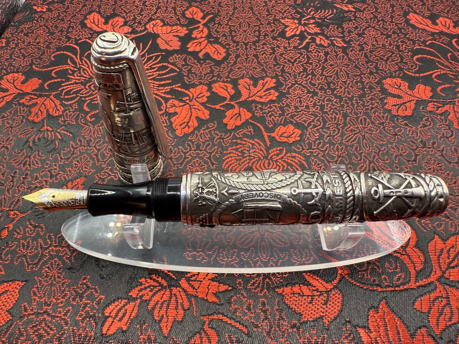 Curtis Australia America 400 Fountain Pen Silver  🖋️ 