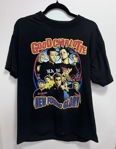 Good Charlotte New Found Glory T-Shirt Honda Civic T 2000s vintage concert t-shirt, vintage, single stitch, B+ condition