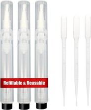 6ml Real Refillable Cuticle Oil Pens, Nail Oil Pen Empty, Fillable Oil