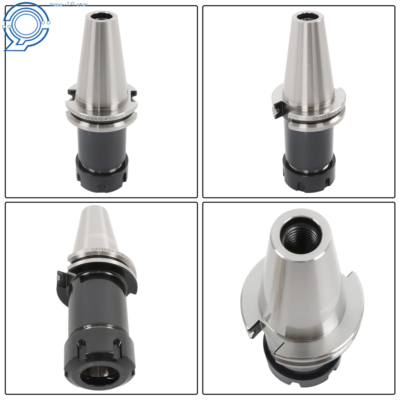 Precision High Speed CAT40-ER32-4 Collet Chuck Tool Holder 3pc G25 Balanced thumbnail 21