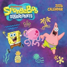 Calendar Ink,  Spongebob 2026 Mini Wall Calendar