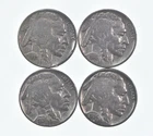Buffalo Nickels Sharp Horn XF/AU - 1937 1935 1936 1934 Lot Collection *416