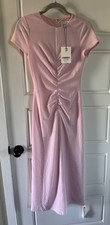 Reformation Women’s Mila Knit Dress Baby Pink Size XS- Washable