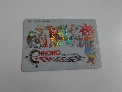 Chrono Trigger Carddass Digital Ver All Star Cast Rare Not for Sale Karte
