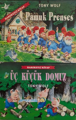 Snow White & The Three Pigs, Tony Wolf, 2  Pop-Up books in the Turkish Language.