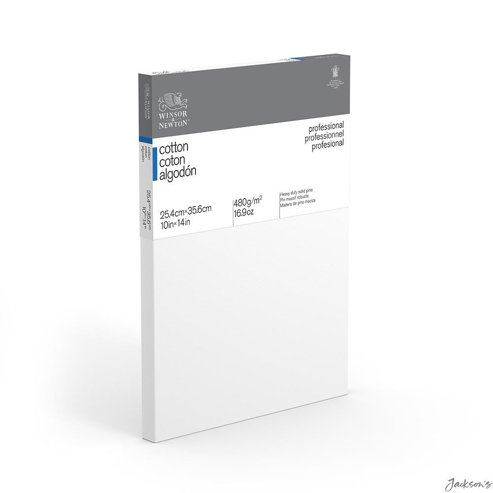 Winsor & Newton Professional Stretched Canvas Cotton 10x14in For Oil Acrylic ...