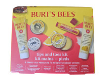 Burt's Bees Tips And Toes Gift Set, Travel Size, SEALED