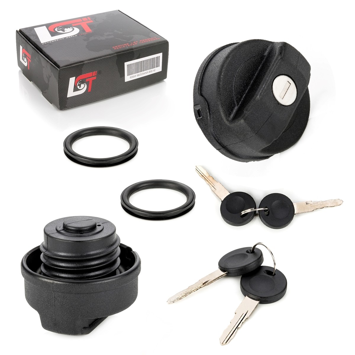 2x Fuel Tank Cap Cover for Volvo S40 S60 S80 V40 V60 V70 II