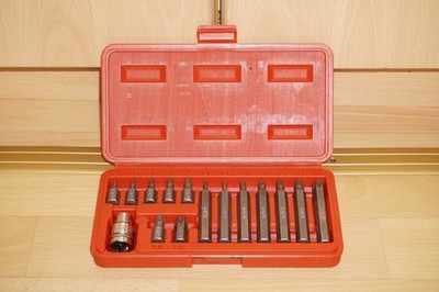 Torx Bit Satz (T20-T55) 15-tlg.