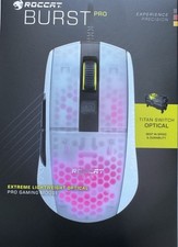ROCCAT Burst Pro Gaming Maus, Weiß