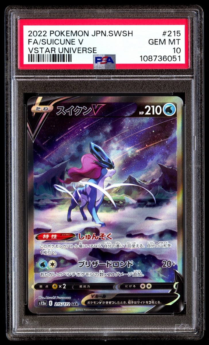 PSA 10 SET Entei V Suicune V Raikou V 213 215 218 VSTAR