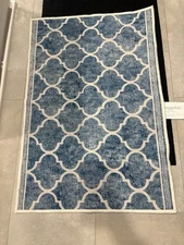 Ruggable 2x3 Terali Blue Rug & Pad